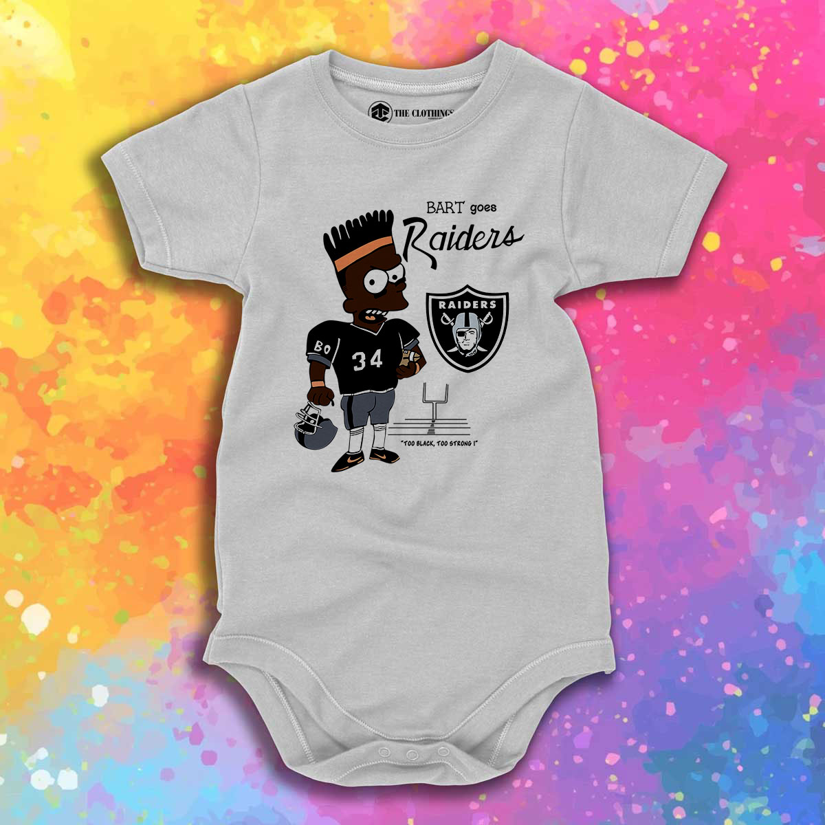 Bootlag Bart Raider Baby Onesie