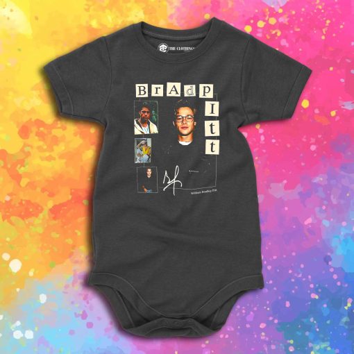 Brad Pitt Rare Vintage Baby Onesie