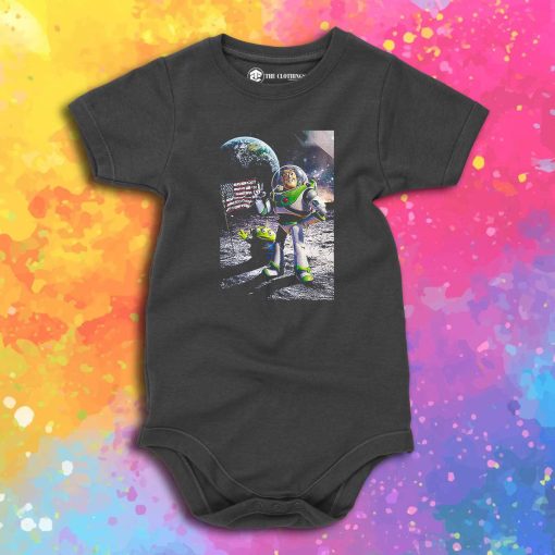 Buzz Lightyear Moon Landing Baby Onesie