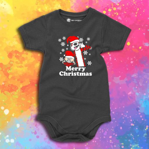 Calvin and Hobbes Christmas Vintage Baby Onesie