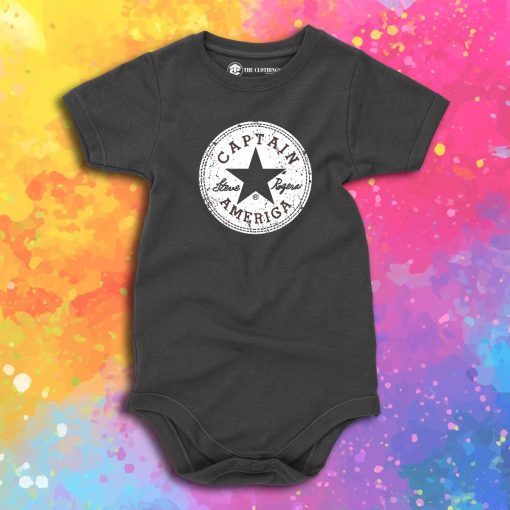 Captain Steve Rogers Authentic Vintage Baby Onesie