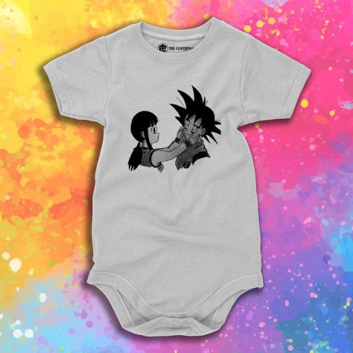 Chichi and Goku Baby Onesie