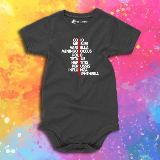 Covid Measles Varicella Vaccinated Baby Onesie