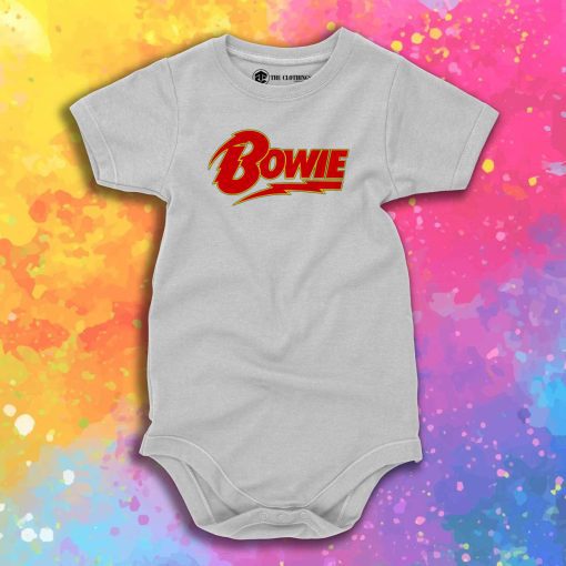 David Bowie Logo Baby Onesie