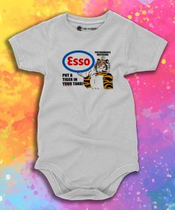 Esso Put A Tiger In the Tank Custom Baby Onesie