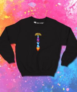 Lava Lamp Space Rocket Sweatshirt
