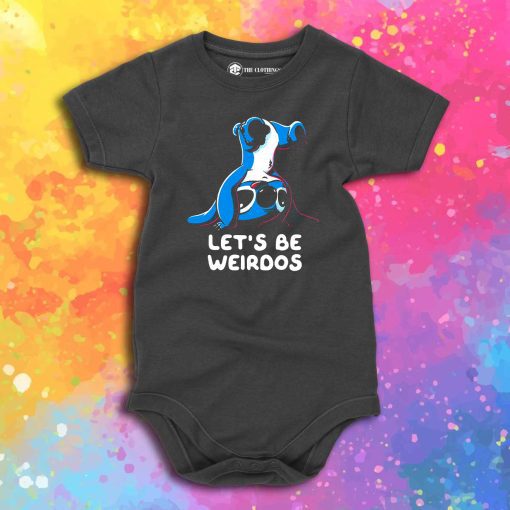Lilo Stitch Lets Be Weirdos Baby Onesie