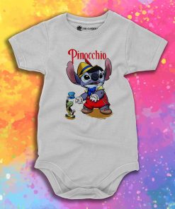 Lilo Stitch Pinocchio Funny Baby Onesie