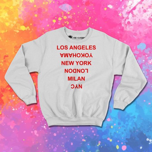 Los Angeles Yokohama New York London Sweatshirt