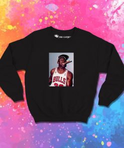 Michael Jordan Cigar Smoke Champions Sweatshirt
