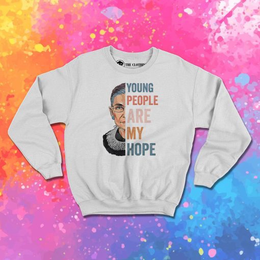 New Ruth Bader Ginsburg Young People Sweatshirt