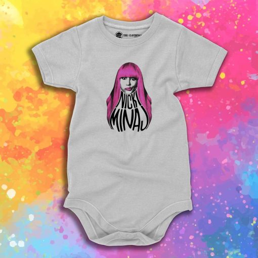 Nicki Minaj Pink Hair Baby Onesie