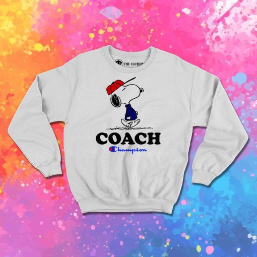 Peanuts Snoopy Coach Champion Sweatshirt