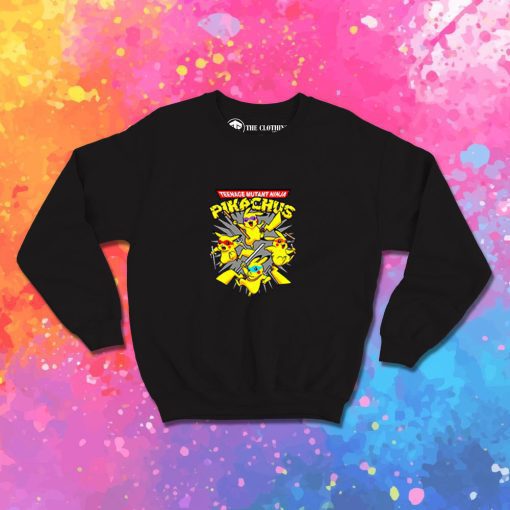 Pikachu Ninja Turtle Mutan Sweatshirt
