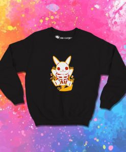 Pokemon Pikachu Skeleton Sweatshirt