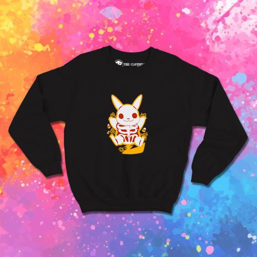 Pokemon Pikachu Skeleton Sweatshirt