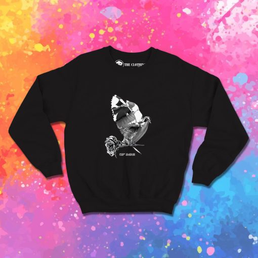 Pop Smoke Dove Rose Bird Sweatshirt