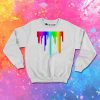 Rainbow Paint Drip Sweatshirt