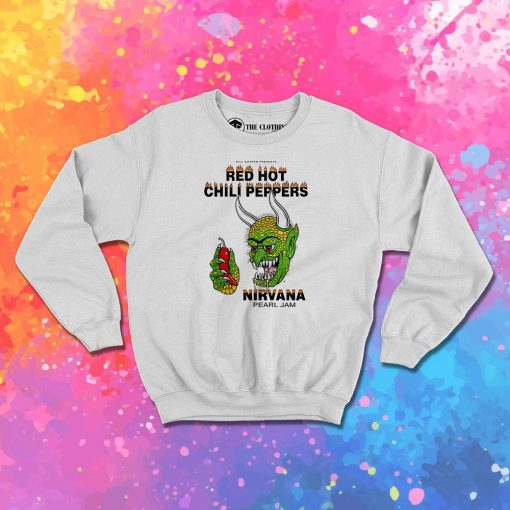 Red Hot Chili Peppers Nirvana Pearl Jam Sweatshirt