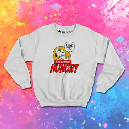 Snoopy Fell So Hungry Sweatshirt