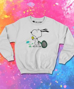Snoopy Play Tennis Sweatshirt