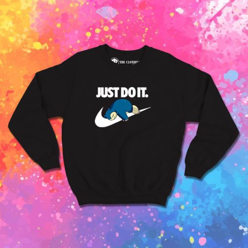 Snorlax Pokemon Just Do It Unisex Hoodie Sweatshirt