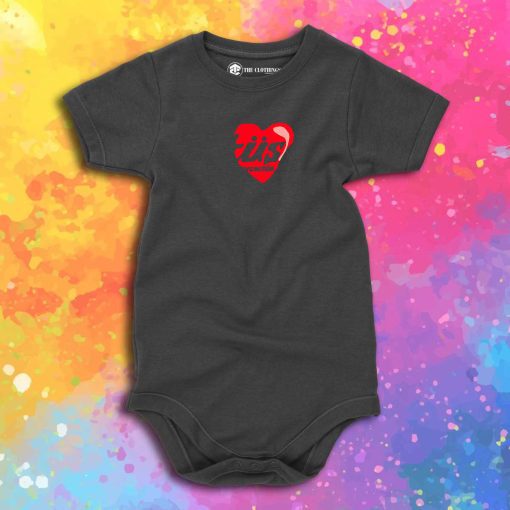 Stussy x CPFM Heart Collaboration Baby Onesie