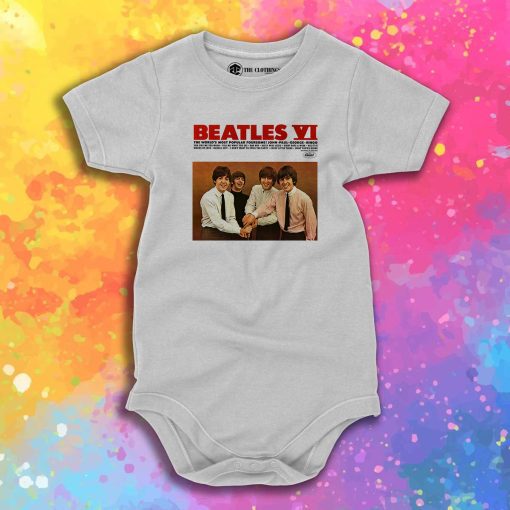 Vintage The Beatles VI Album Baby Onesie
