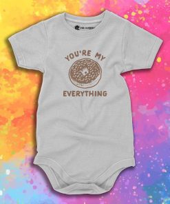 Youre My Everything Funny Bagel Lovers Baby Onesie