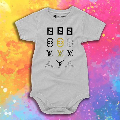 air jordan fendi gucci louis vuitton lv Baby Onesie