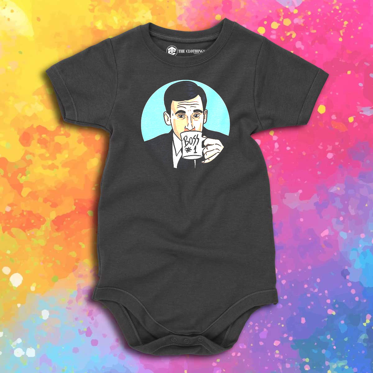 boss number 1 Baby Onesie