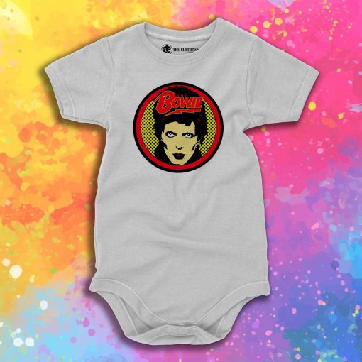 david bowie glam Baby Onesie