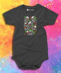 dinosaur skeletons Baby Onesie