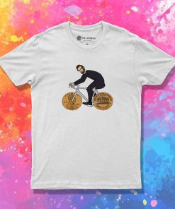 Abraham Lincoln Riding Bike T Shirt