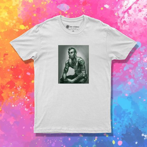 Abraham Lincoln Tattoo Muscular Art T Shirt