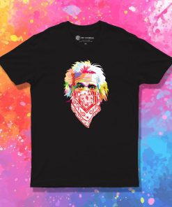 Albert Einstein Bandana 80s T Shirt