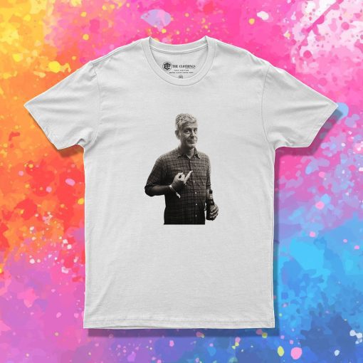 Anthony Bourdain Middle Finger T Shirt