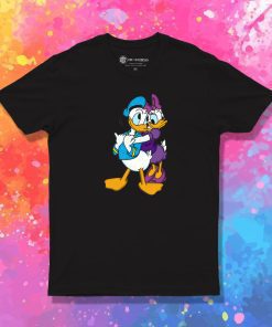Disney Donald Daisy Duck Couple Cartoon T Shirt