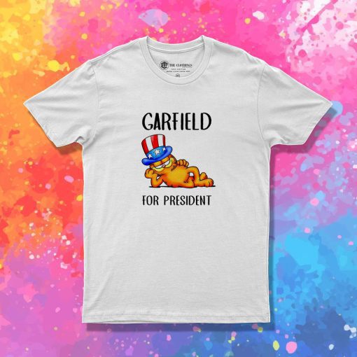 Garfield For President Parody T Shirt