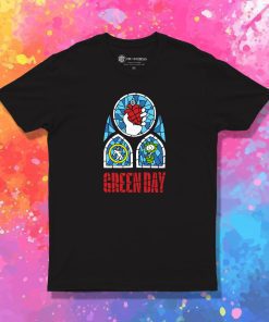 Green Day Stained Glass T Shirt