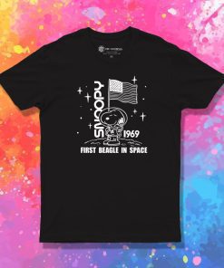 Peanuts First Beagle in Space Astronaut T Shirt