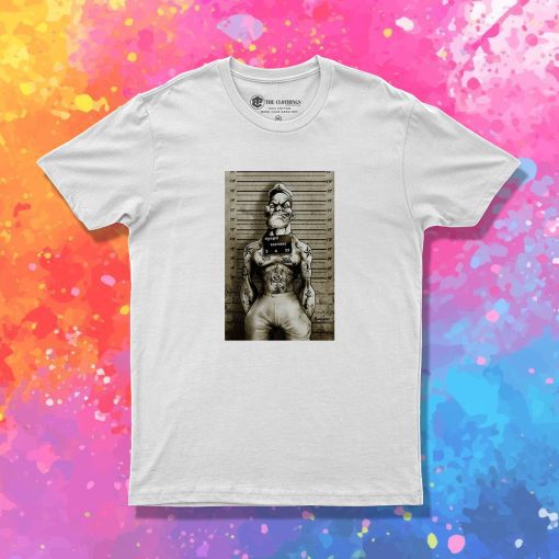 Popeye Tattoo Mugshot T Shirt