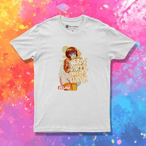 Velma Nerdy Dirty Inked And Curvy Scooby Doo T Shirt