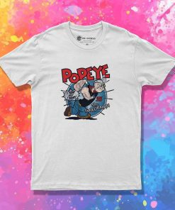 Vintage Popeye The Sailorman Comic T Shirt