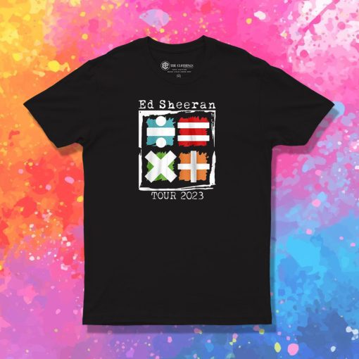 2023 Ed Sheeran Mathematics America Tour T Shirt
