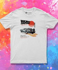 Back to the Future Delorean Kanji T Shirt