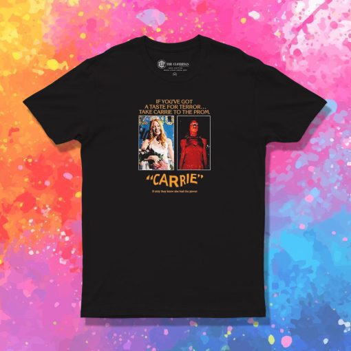 Carrie V3 Horror Movie Poster T Shirt