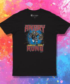 Angry Runs Kyle Brandt NFL Retro T Shirt