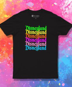 Blink 182 Mark Hoppus Disneyland Rainbow T Shirt