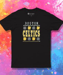 Boston Celtics Holiday Ugly Christmas T Shirt